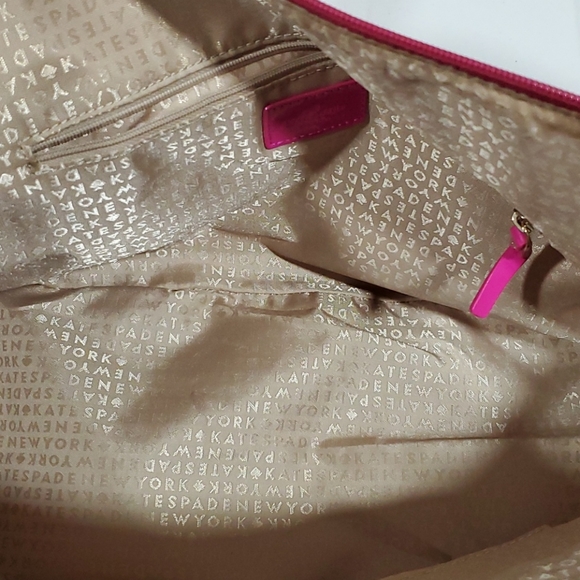 Kate Spade Embossed Hot Pink Tote - Picture 5 of 10